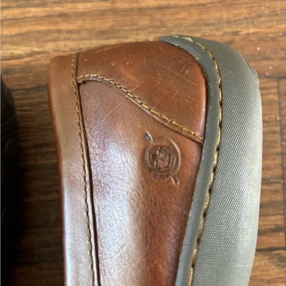 Born Mens Size 11 Simon II Tan Full Grain Leather Penny Loafers Drivers Shoes - Picture 14 of 16